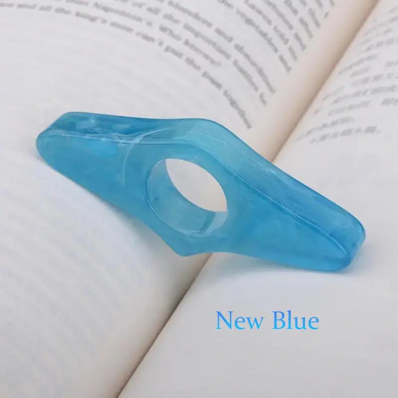 Creative Reading Page Finger Holder, Resin Portable Thumb Page Holder, Reading Aid Tool, Book Accessories #GLOBAL PICKS