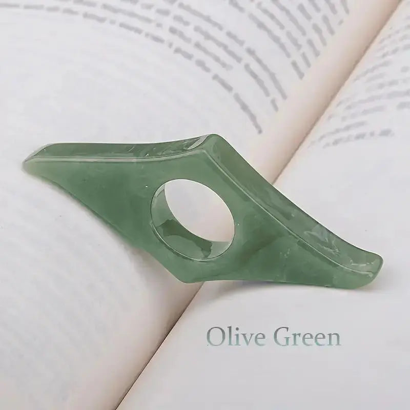 Creative Reading Page Finger Holder, Resin Portable Thumb Page Holder, Reading Aid Tool, Book Accessories #GLOBAL PICKS