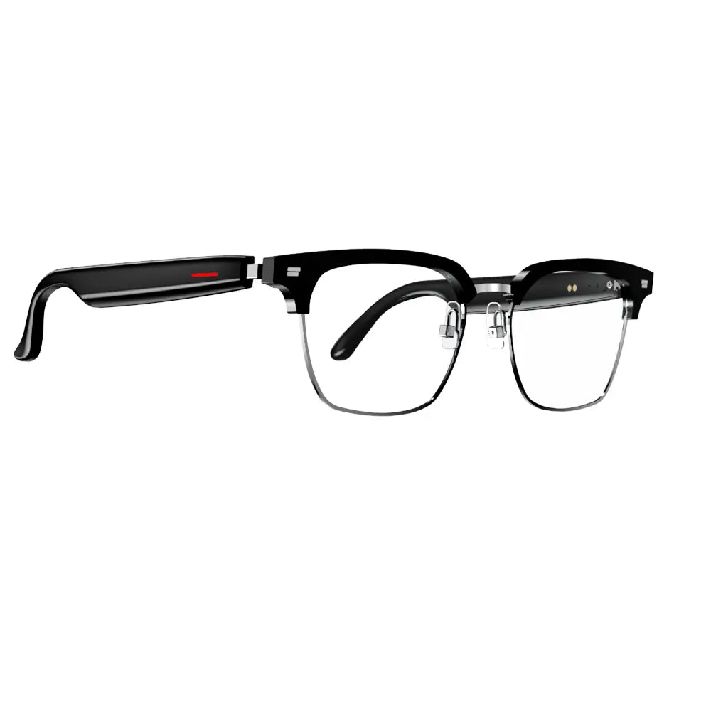 E13 Smart Glasses UV Protection Anti-Blue Light , Bluetooth Glasses Compatible for Men & Women , Black Multifunctional Wireless Sunglass , Wearable Digital Electronic Gadgets Fathersdaygift