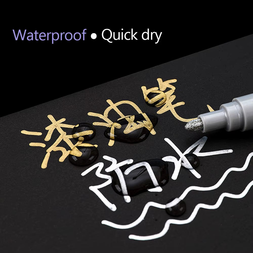 Car Scratch Repair Pen Auto Touch up Paint Pen Fill Remover Vehicle Rubber Tyre CD Metal Permanent Paint Marker for Car Styling