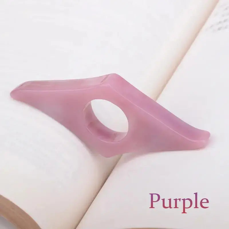 Creative Reading Page Finger Holder, Resin Portable Thumb Page Holder, Reading Aid Tool, Book Accessories #GLOBAL PICKS